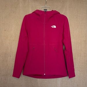 THE NORTH FACE Windfall Hooded Jacket Magenta Womens XS